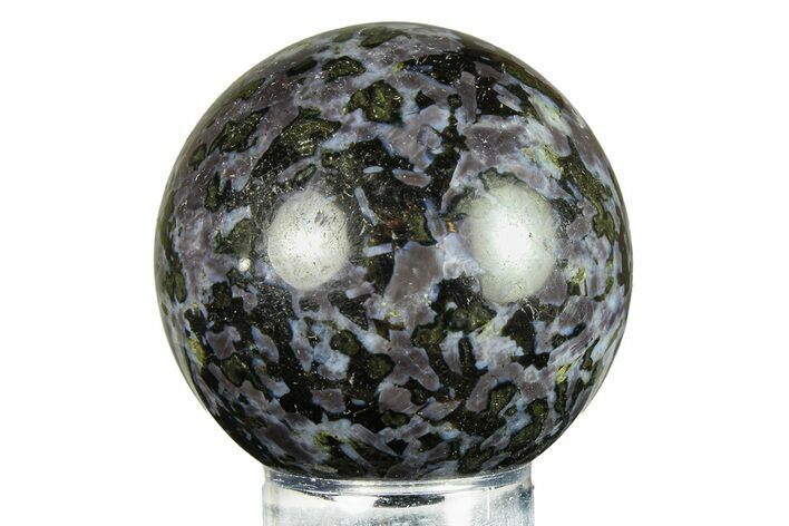 Polished, Indigo Gabbro Sphere - Madagascar #289883